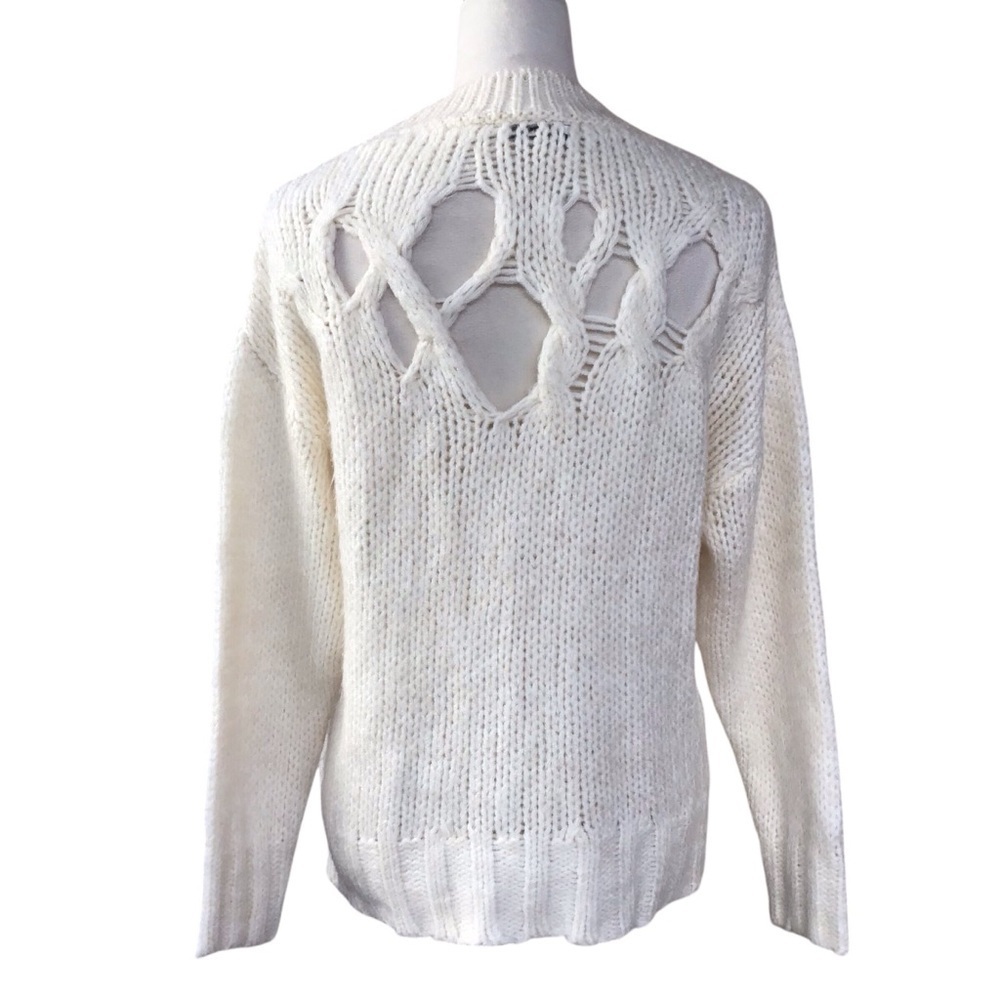 Zara Ripped Knit Sweater - Picture 6 of 10